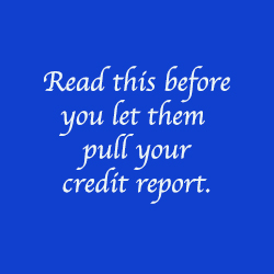 Does Running Your Credit Hurt You?